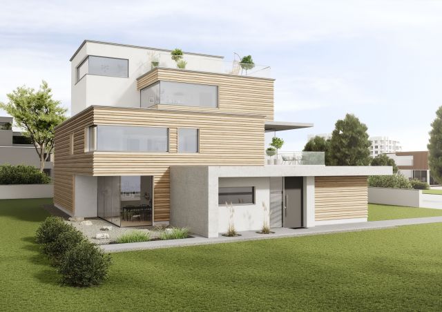 Fassaden in Zusammenarbeit mit MOCOPINUS GmbH & Co. KG